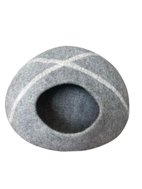 Wool Cat Cave Bed